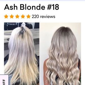 Halo Hair extensions (ash blonde) BRAND NEW